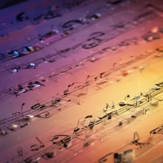 notes music background