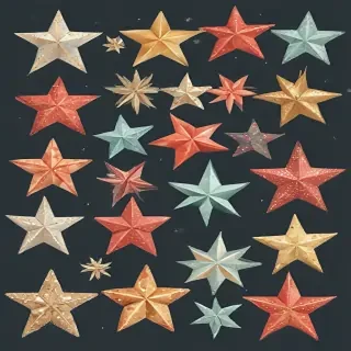 christmas stars clip art