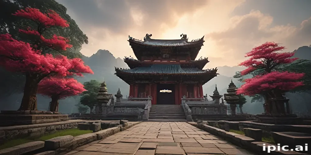 temple background
