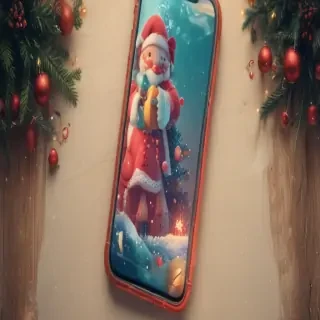 cute christmas phone wallpaper