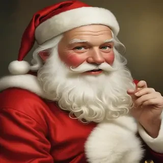 images of vintage santa