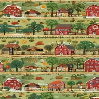 background of a farm