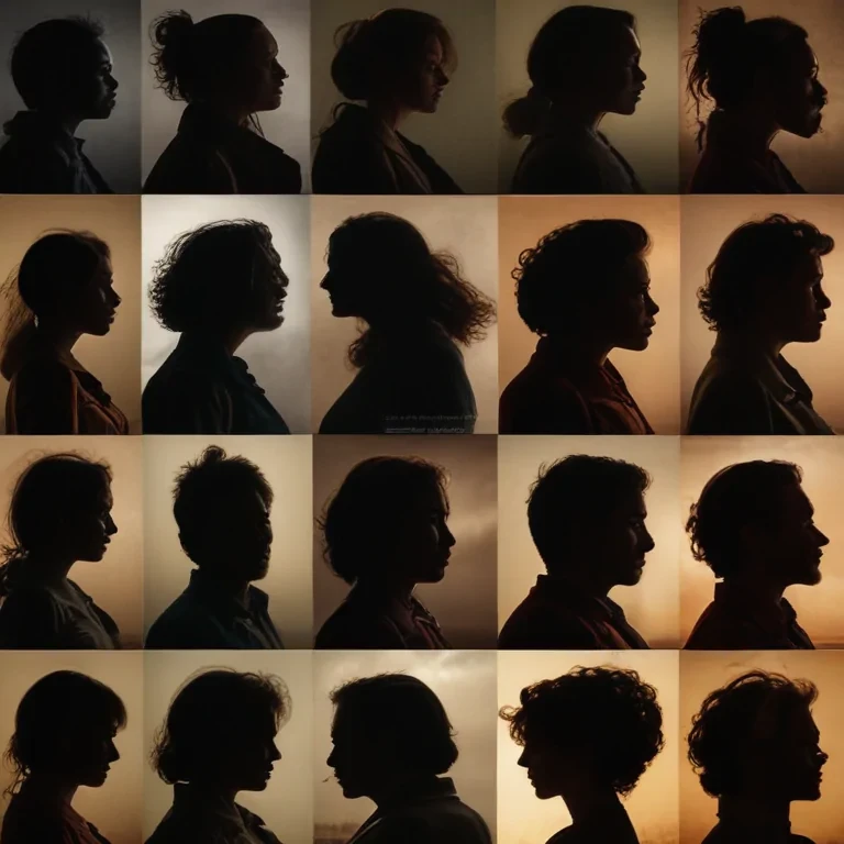people silhouettes