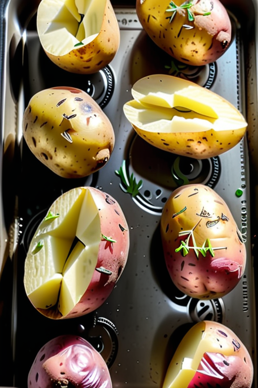 baking potatoes in the oven without foil