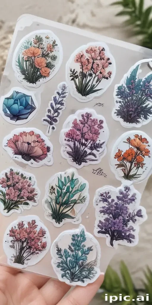 transparent aesthetic stickers