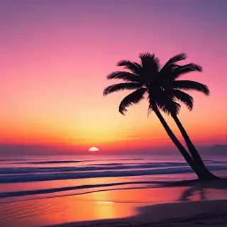 aesthetic sunset wallpaper