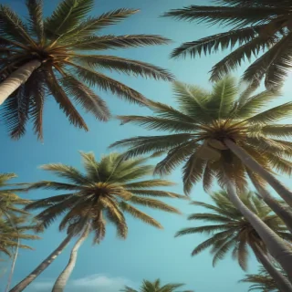 palm trees background