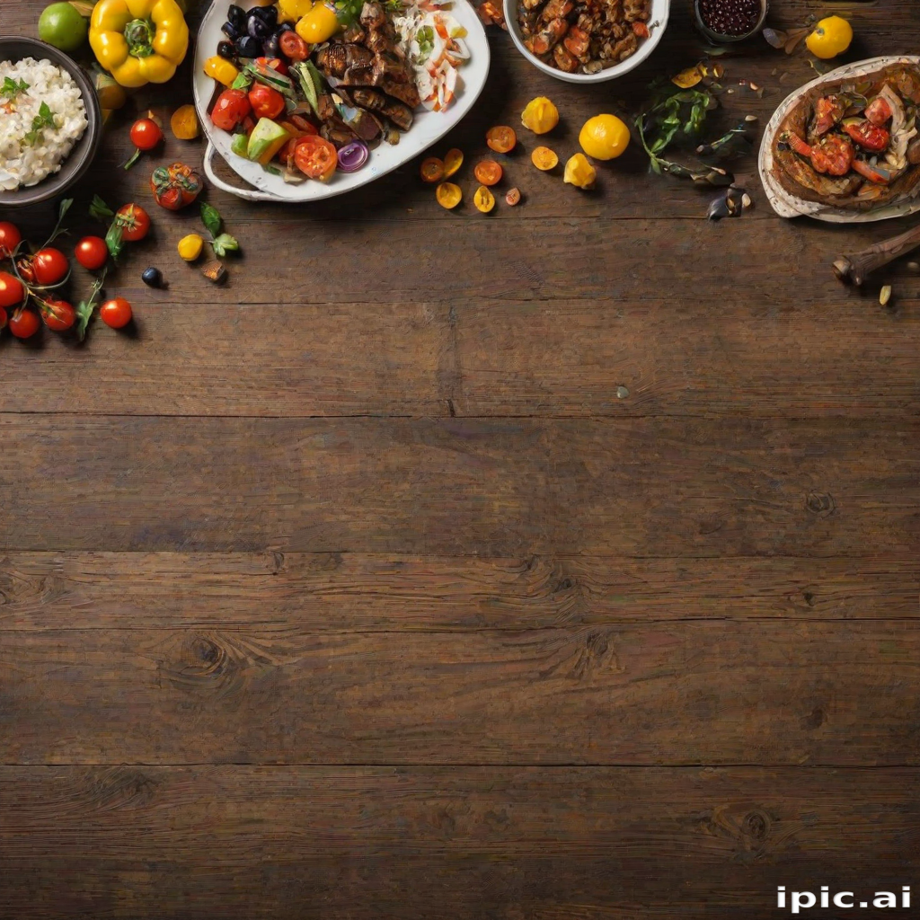 background of table