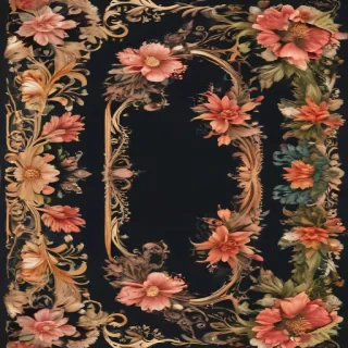 floral page borders