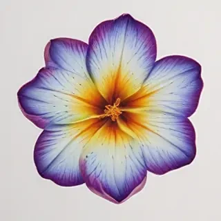 flower drawing with color