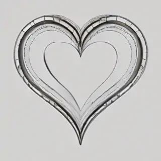 outline heart png