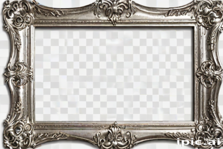 silver frame png
