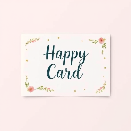 greeting card mockup