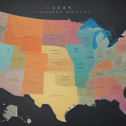 map of usa states