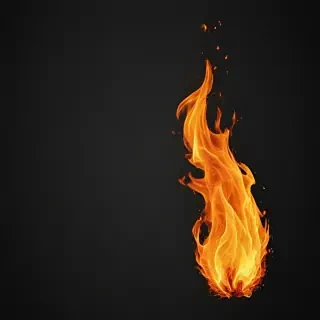 fire clear background