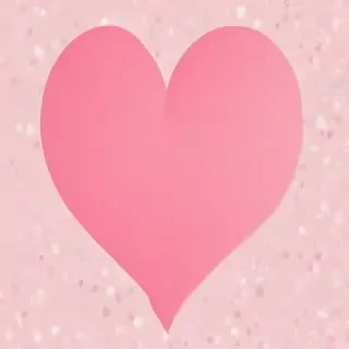 pink heart clipart