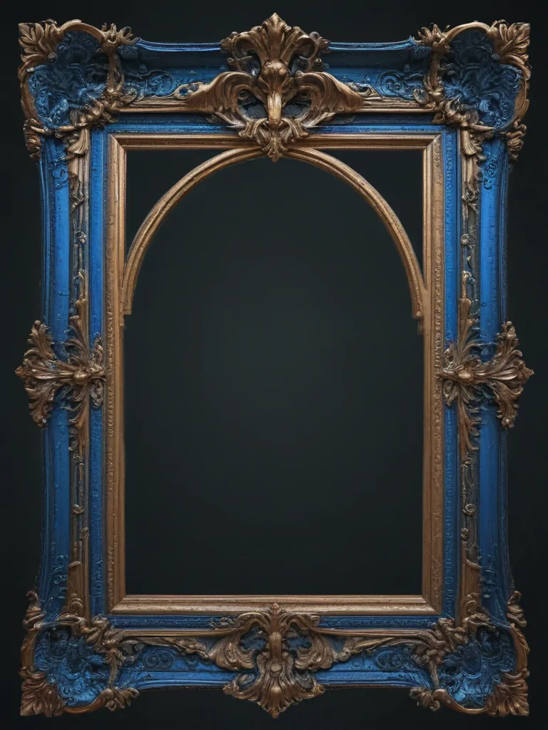 blue frame png