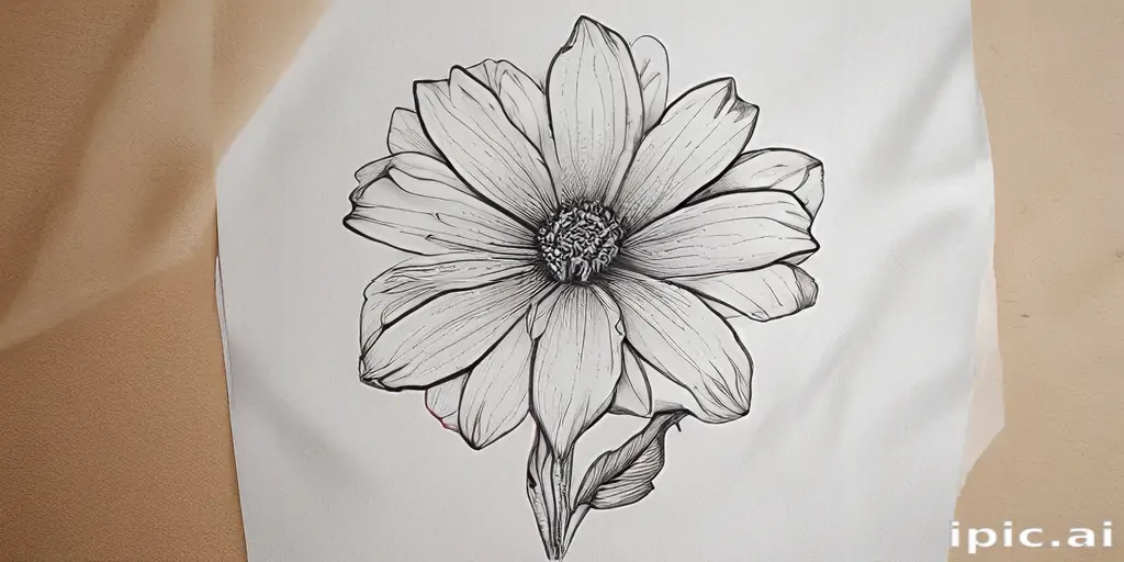 flower pictures to draw