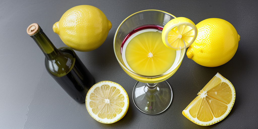 lemon juice or wine chemically