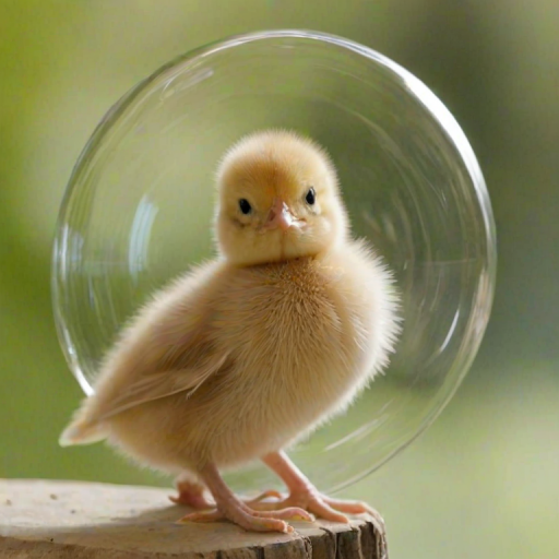 transparent chick
