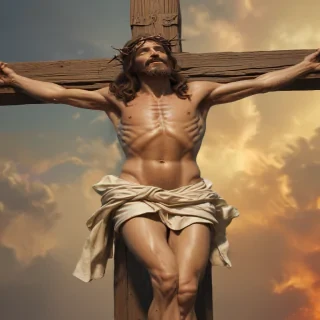 image of jesus on the cross