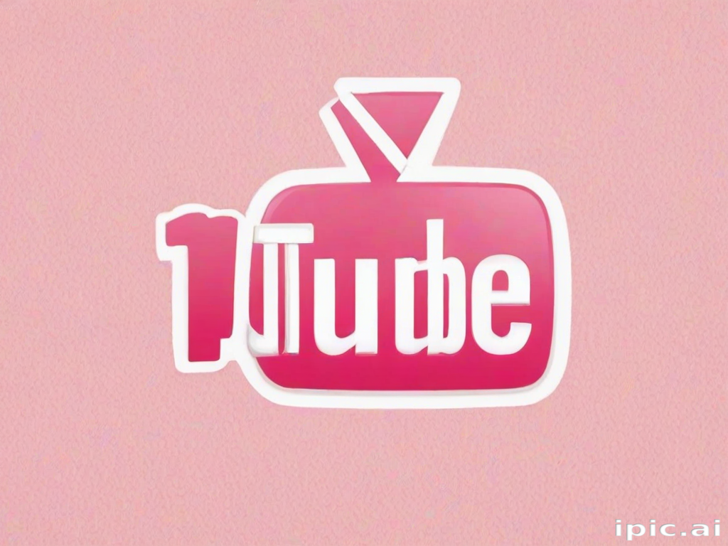 pink youtube logo