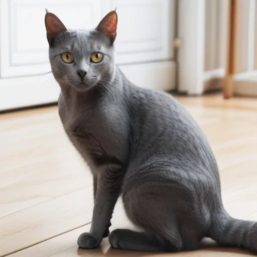 grey cat
