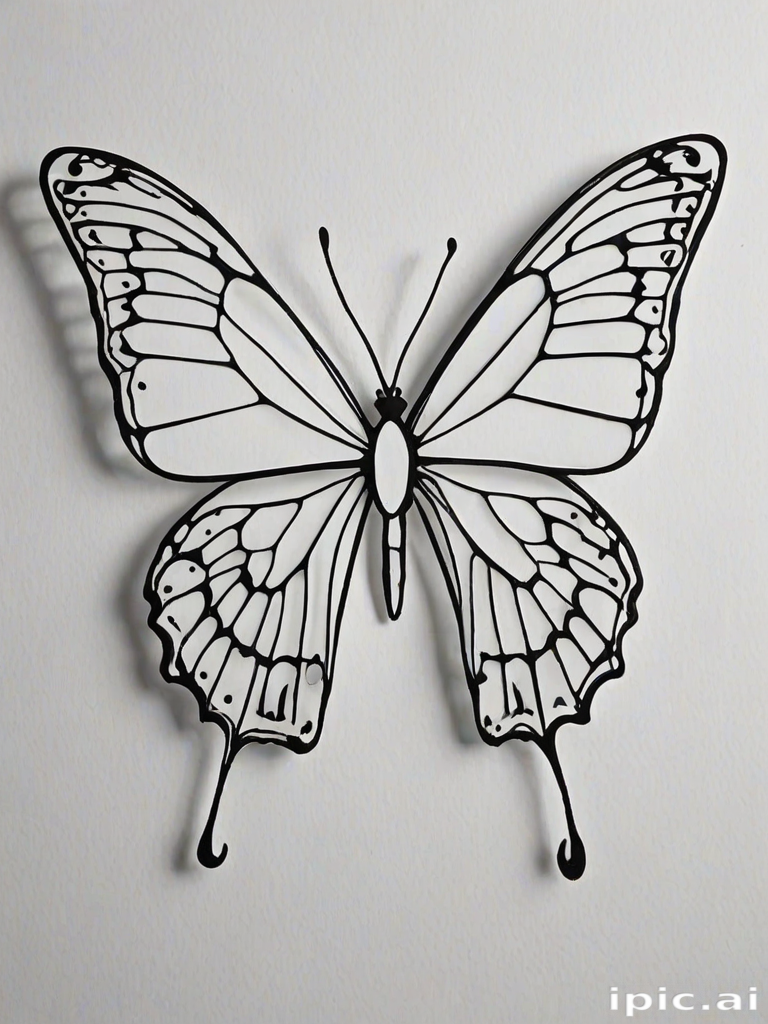 butterfly outline
