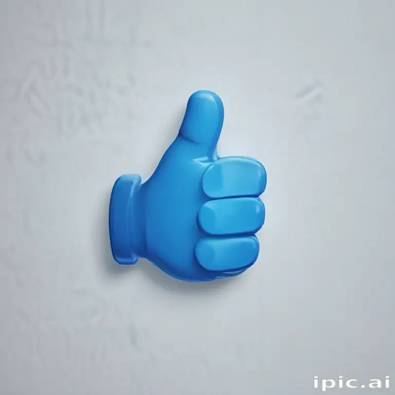 blue thumbs up emoji