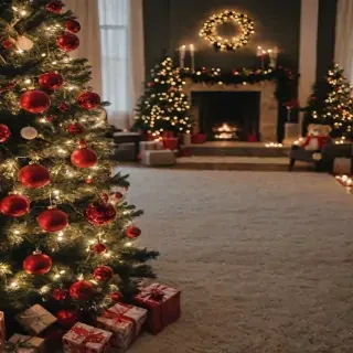 christmas aesthetic background