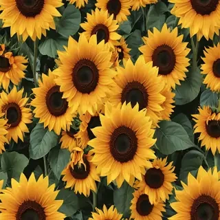 aesthetic sunflower background