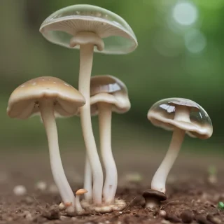 transparent mushroom