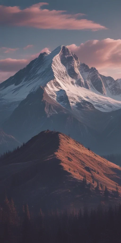 aesthetic mountain wallpaper