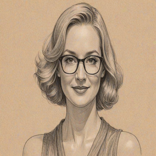 Dazzling Angela Kinsey, pencil sketch, portrait of Captivating woman 1921s in glasses, hair style beatnik, outline, clear lines, fine lines, 8k