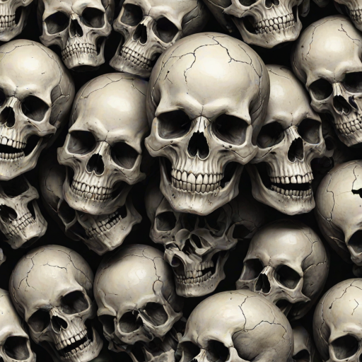 skull background