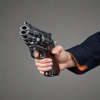 holding gun png