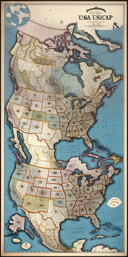 map of usa