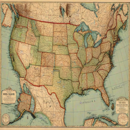 map united states