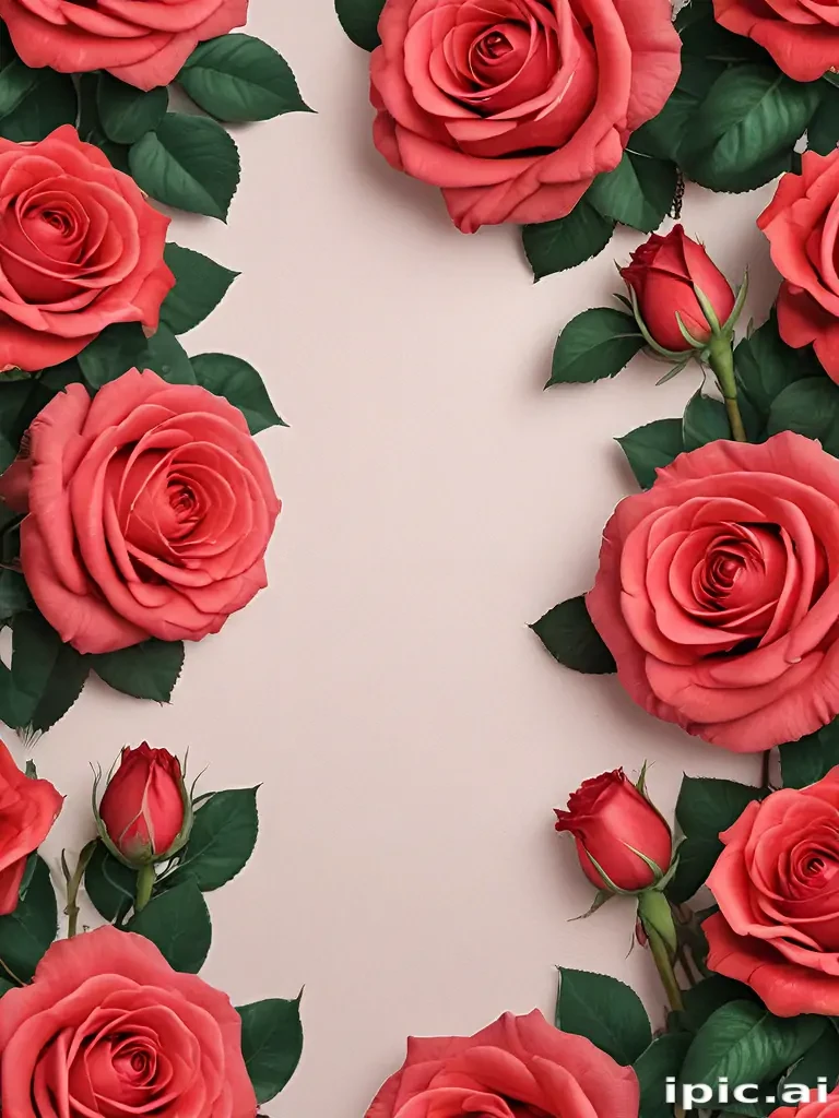 roses background