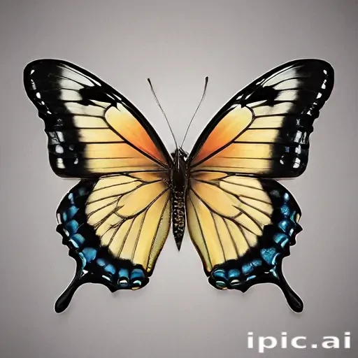 butterfly with no background