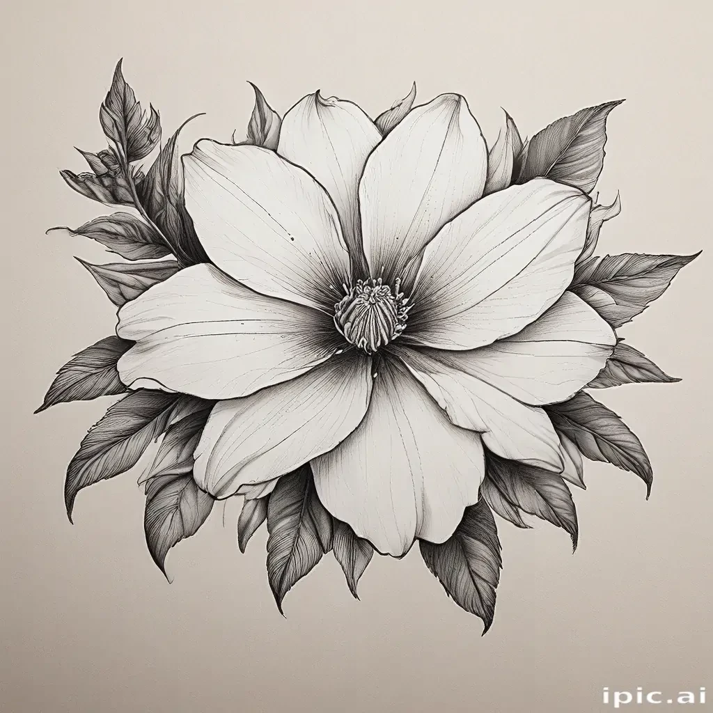 flower drawwing