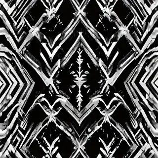 black with white pattern