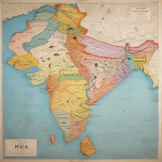 map of india