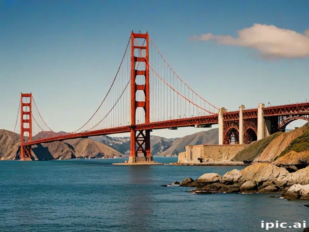 clipart golden gate bridge
