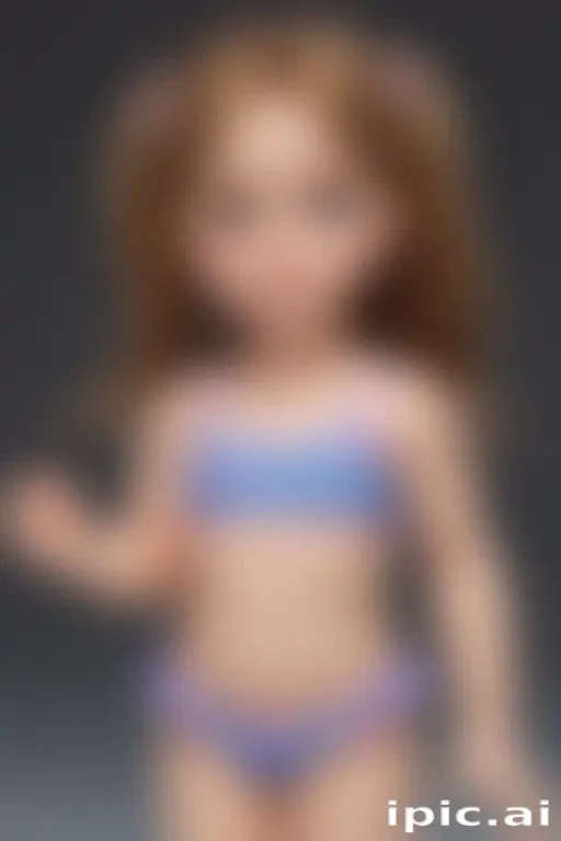 ai art little girl bikini