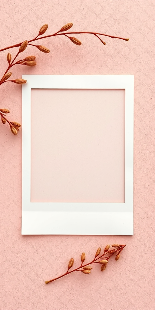 aesthetic polaroid frame