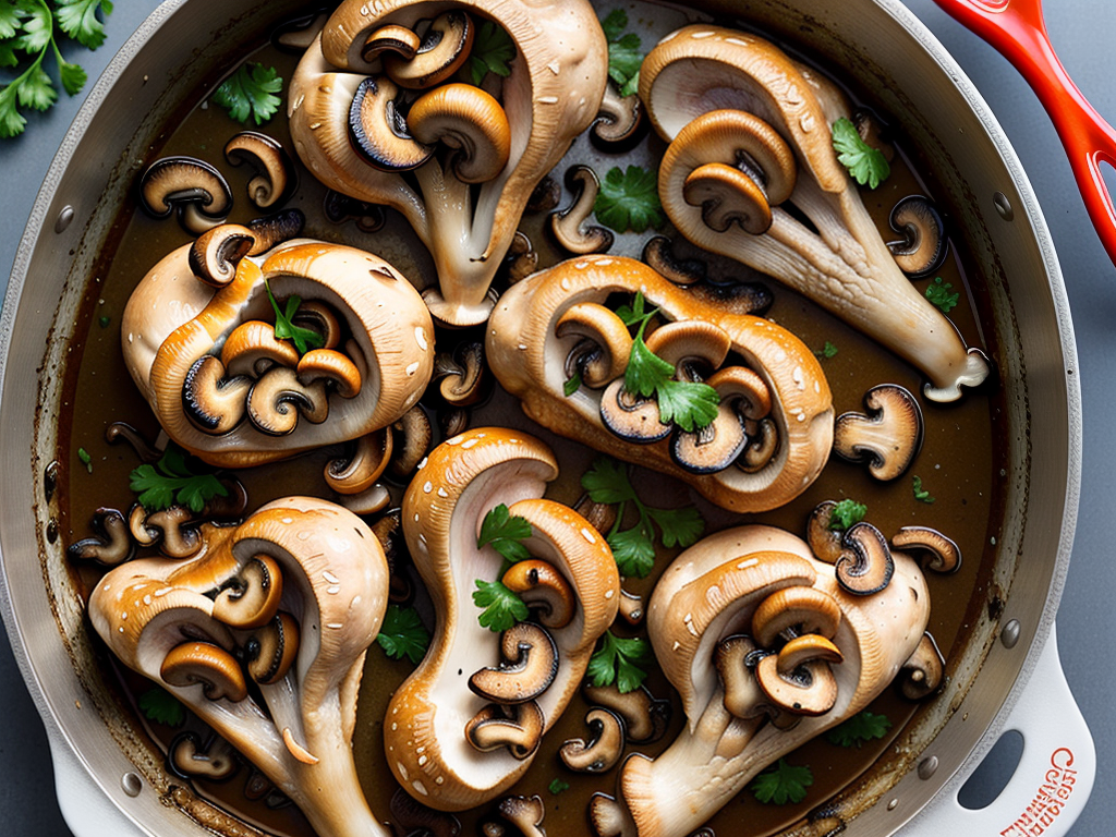mushroom chicken of the woods recipes