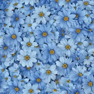 blue flower background