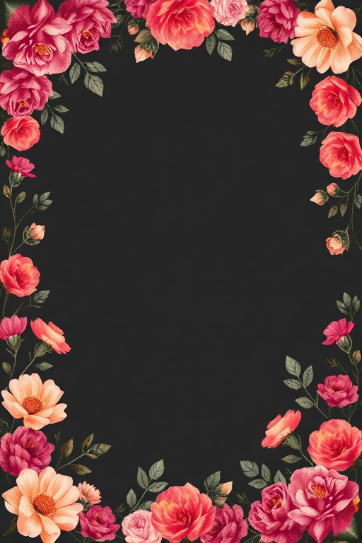 floral page borders
