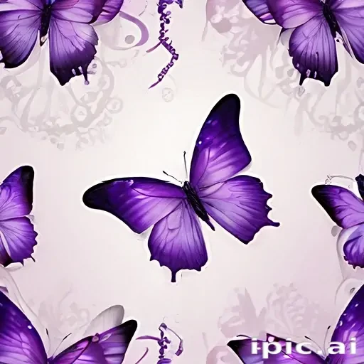 purple butterflies wallpaper